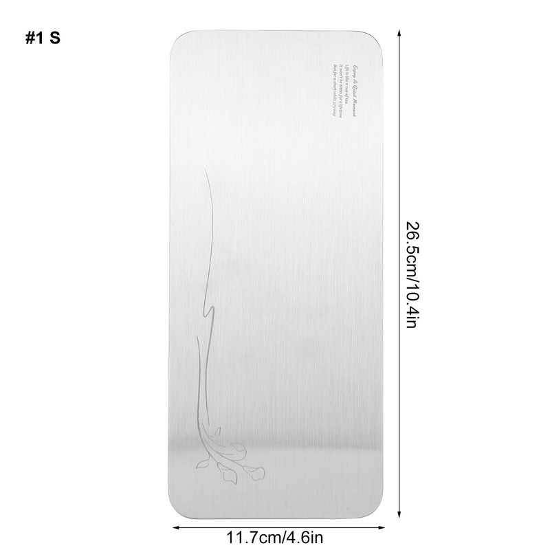 304 Stainless Steel Rectangle Sushi Plate Snacks Fruit Desserts Tray