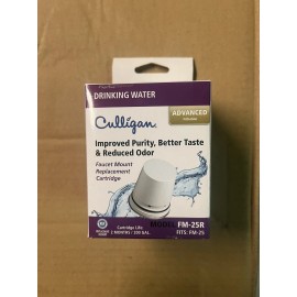 Culligan FM-25R Faucet Mount Replacement Water Filter Cartridge New Sealed