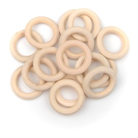 ALL in ONE Natural Wood Rings for DIY Projects (5.5cm)