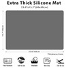 Extra Large Silicone Mat, Silicone Mats for Kitchen Counter 47.3''x23.6''x0.08",