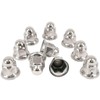 Mytee Products Stainless Steel Lug Nut Covers, 2"(H) (Set of