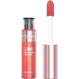 L'Oreal Paris True Match Lumi Le Liquid Blush, Rubor Intenso Y Ligero Con Pigmentos Líquidos, Rosa Dorado Brillante, 0,33 Onzas Líquidas