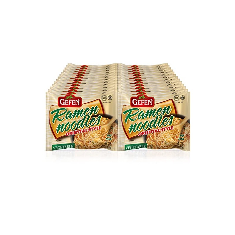 Gefen Ramen Noodle Vegetable Flavored, 3-Ounce (Pack of 24)