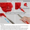 DELUX Microfiber Feather Duster Extendable Cobweb Duster with 100 inches