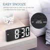 Ankilo Alarm Clocks Bedside, Digital Alarm Clock with Temperature Display,