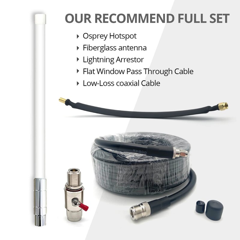 Osprey Electronics ALSR400 Low Loss Coaxial Cable 5m