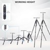 Compact Design Lightweight Carbon Fiber Tripod Special-Shaped Center Column Portable
