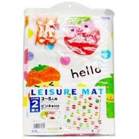 Torne P-3145 Outdoor Use with 4 Fastening Pins Hyokkori Fruit Leisure Mat 2 Tatami Mat for 3 to 5 People