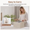 StorageWorks Storage Bins, Fabric Storage Bins for Shelves, Storage Baskets