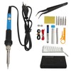 15PCS Set Soldering Iron Set Adjustable Temperature Solder Iron Kit