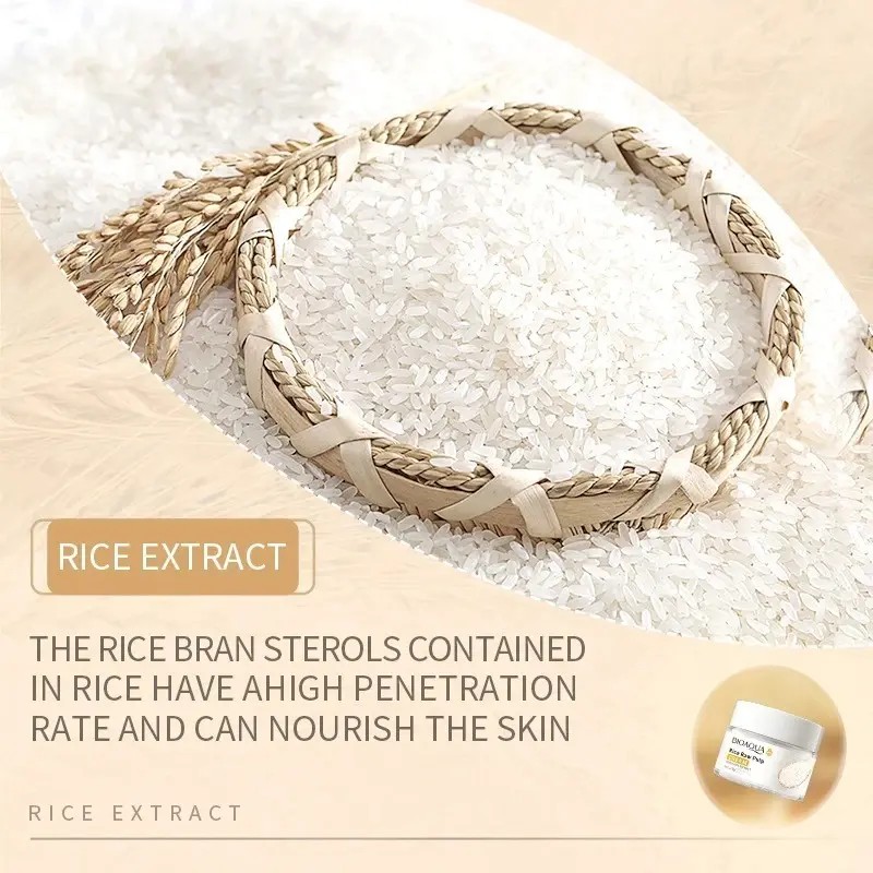 Bioaqua Crema Facial Extracto Arroz Ácido Hialurónico Reduce Manchas Poros