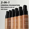 QIUFSSE Concealer Full Coverage Foundation for Mature Skin,Oil Control Matte