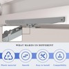 2PCS Barn Door Soft Close Mechanism, Upgraded Universal Weight Compatibility