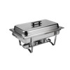 Buffet Catering Chafing Dish Set, 4-Pack Stainless Steel Chafer Set