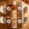 Fall Table Runner 13×72 in with Fall Decor Pumpkin, Sunflower&Leaf