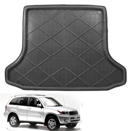 Mallofusa Cargo Liner Rear Cargo Tray Trunk Floor Mat Compatible for Toyota RAV4 5-Door Wagon 2001 2002 2003 2004 2005 Black