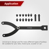 ATPEAM Spanner Wrench Set with Variable Pins 15Pc Adjustable Spanner