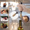 Zssxysm 2-in-1 Air Pressure Wine Opener with Foil Cutter, Air
