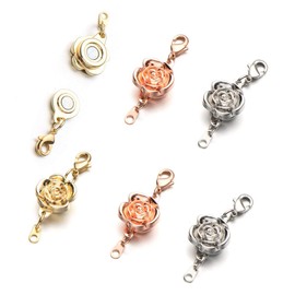 Zpsolution Safety Locking Magnetic Clasps for Necklaces and Bracelets Jewelry Making Strong Magnetic Clasp Converter