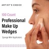 Artist's Choice Makeup Sponge Mini Applicator Wedges (100 Count)