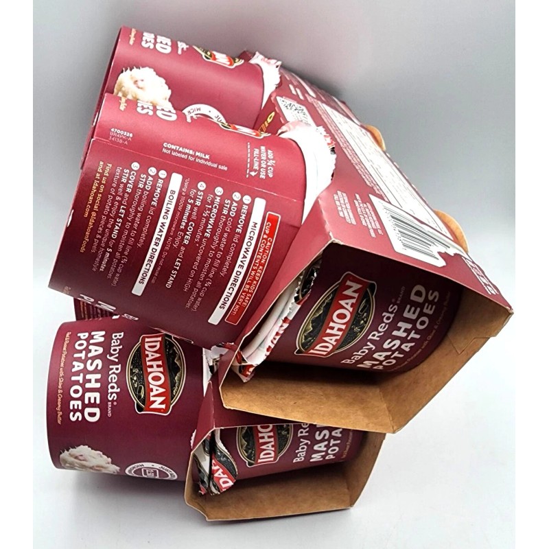 Idahoan Baby Reds Instant Mashed Potatoes Single Serve 2 Bx