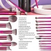 BS-MALL Juego de Brochas de Maquillaje 18 Piezas de Base