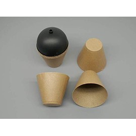 10 3" Fireworks Hobby Craft Pyro Paper Lift Cups For Ball Shells Mortars