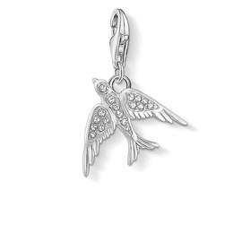 Thomas Sabo Animal Charm Collection, 2,3 x 1,7 cm, Sterling Silver Cubic Zirconia, Not applicable