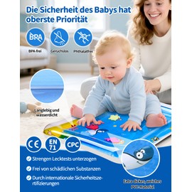 Water Mat Baby Mat and Toy from 3, 6 and 9 Months BPA Free