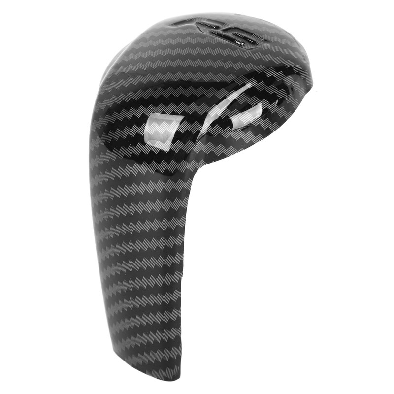 Gear Shift Knob Trim Carbon Fiber Grain Scratch Free Replacement