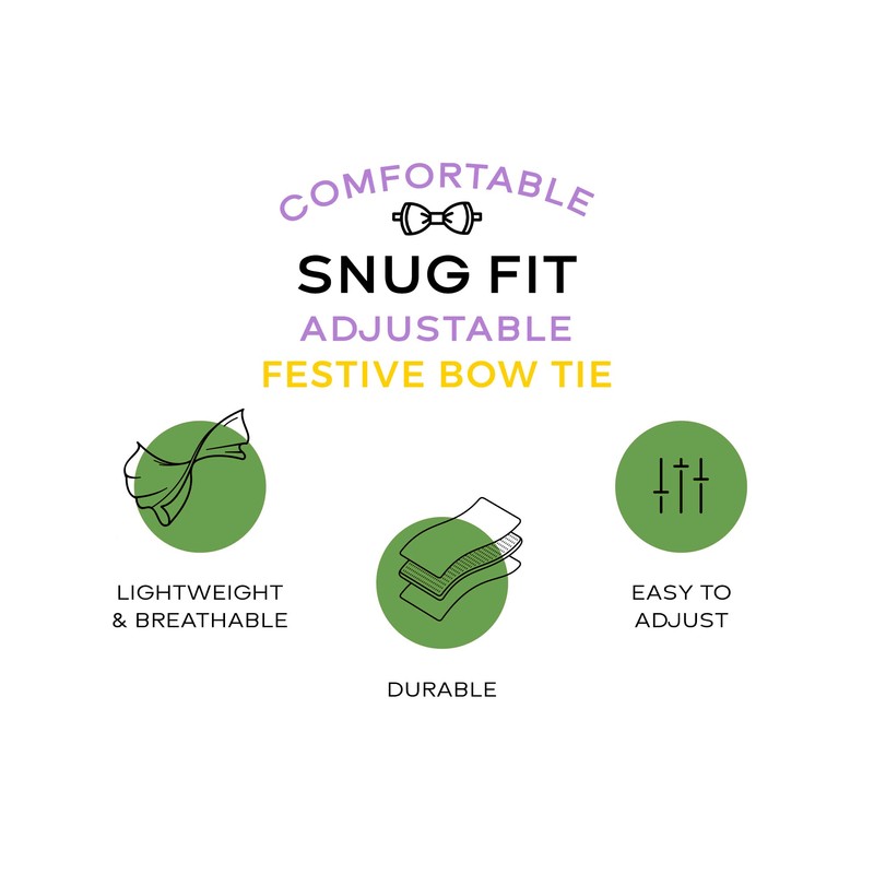 Man of Men - Men's Bowtie - Multi Color Rainbow