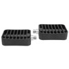 1Pair Plastic Canoeing Kayak Marine Boating Foot Braces Pedal Plate