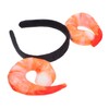 Healeved Realistic Shrimp Shaped Hairband Creative Food Headband Fun Animal