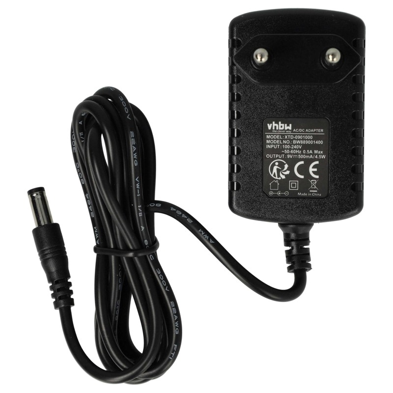 vhbw Power Supply Compatible with Mini Amps Overdrive Pedal -