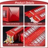 CHENGU 8 Pieces British Party Decorations London Phone Booth Box