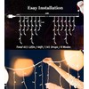 BPAZVUH 66ft Outdoor LED String Lights, 8 Modes with Timer