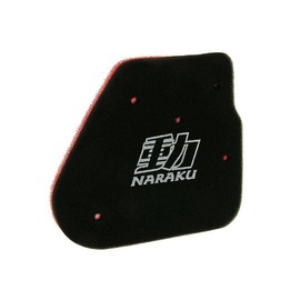 Naraku Double Layer Air Filter Insert for Keeway Matrix 50 (-2008) Type: Tabm