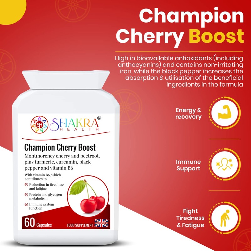 Champion Cherry Boost a Complete Vegan Immune System Boosting Formula