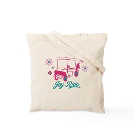 CafePress Ladies Golf Joy Ride Tote Bag Reusable Natural Beige Canvas Shopping Bag