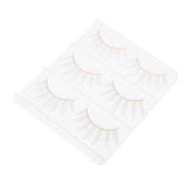 Healeved 3sets Cosplay Eyelash Makeup False Lashes Long Thick Lightweight Natural Look for Daily Use Special Events 6pcs*3