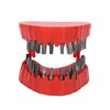 Denture Drill Bit Holder Teeth Model Shaped Full Opening Screwdriver