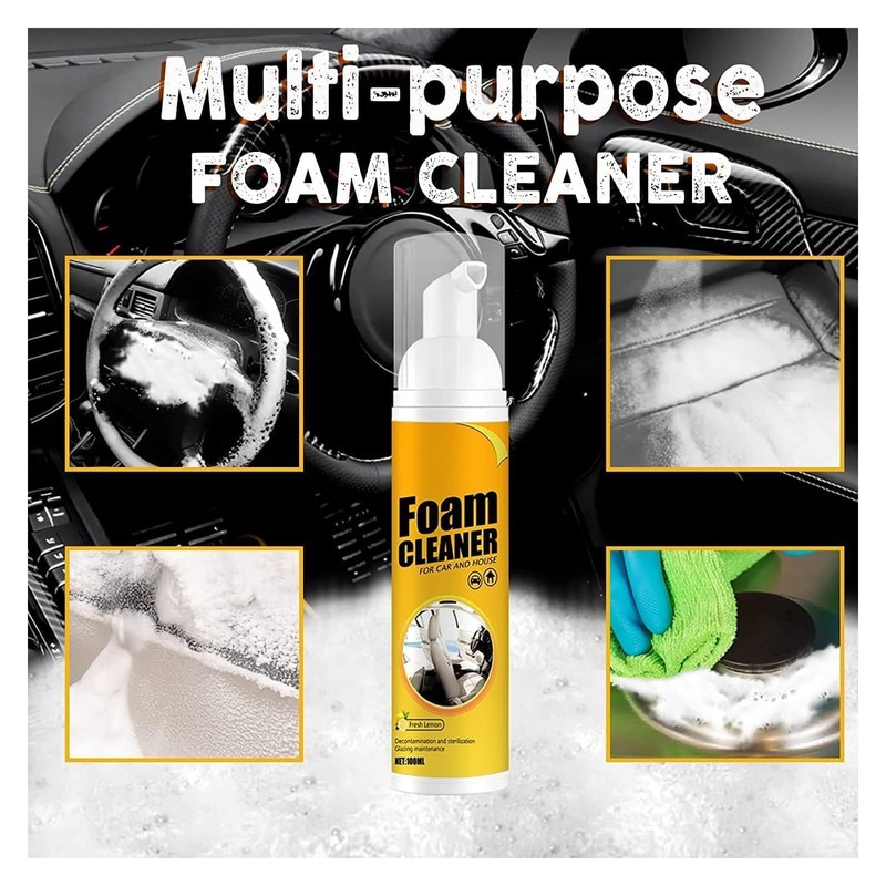  Magic Foam Cleaner, Multi-Purpose Foam Cleaner, All-Purpose Household Cleaners,