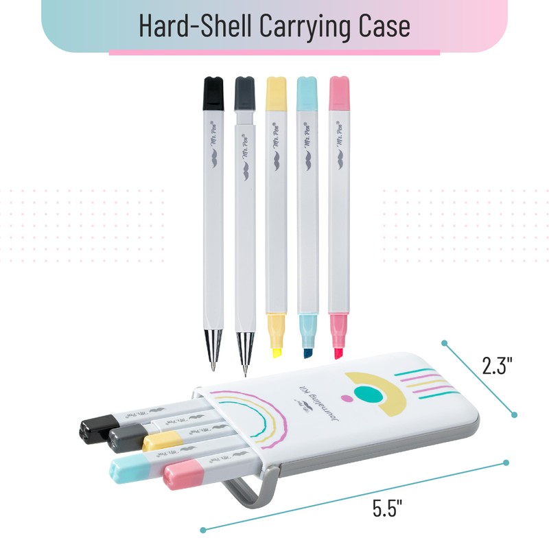 Mr. Pen- Journaling Kit, 5 Pack, Journaling Pens and Highlighters