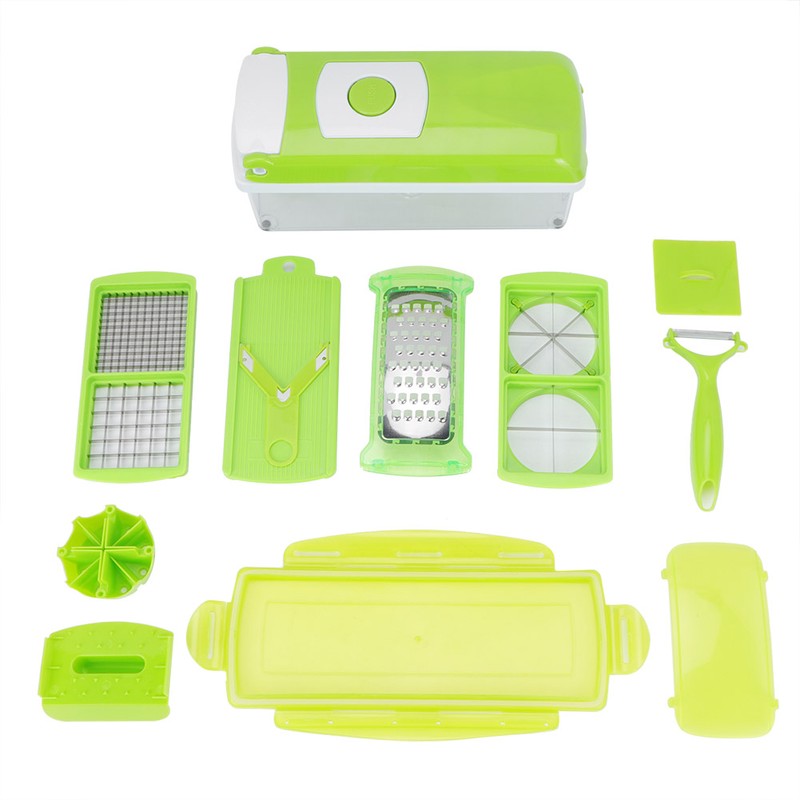 Multifunctional Food Cutter Vegetable Potato Grater Shredder Set Home Kitchen