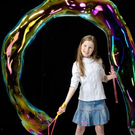 Uncle Bubble Small Bubble Wand Sword | 3-Piece Set Includes Wand, Bubble Liquid and Plastic Sheath | Outdoor Toy for Kids, Boys, and Girls