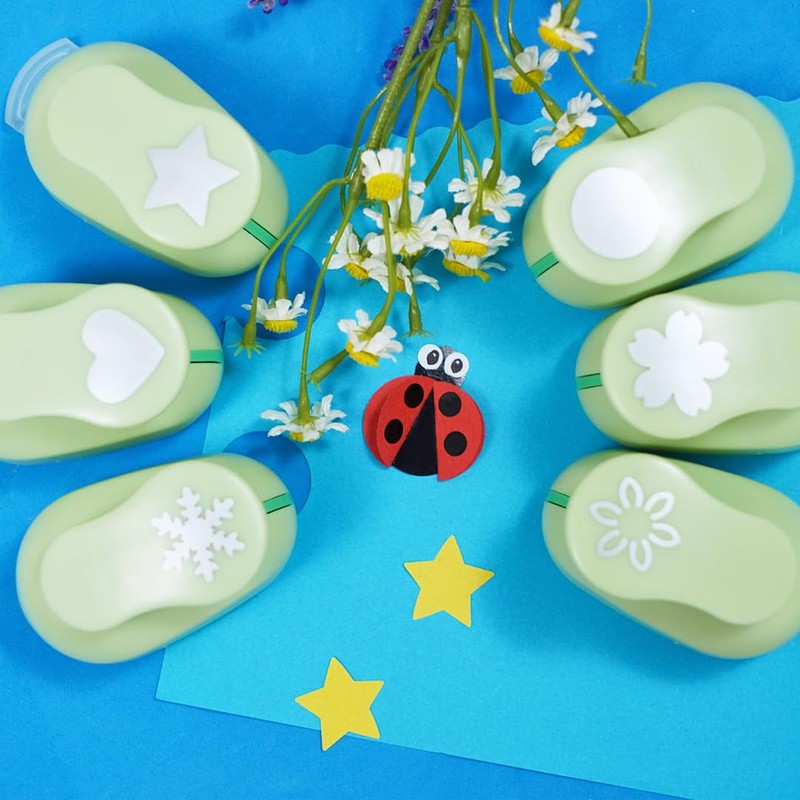UCEC Paper Punches for Crafting, Hole Punch for Kids, 1