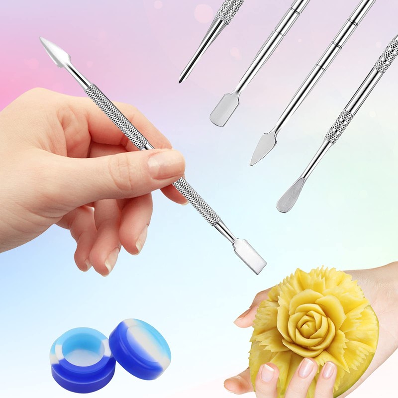Wax Carving Tools Dab Stainless Steel Set with Metal Case