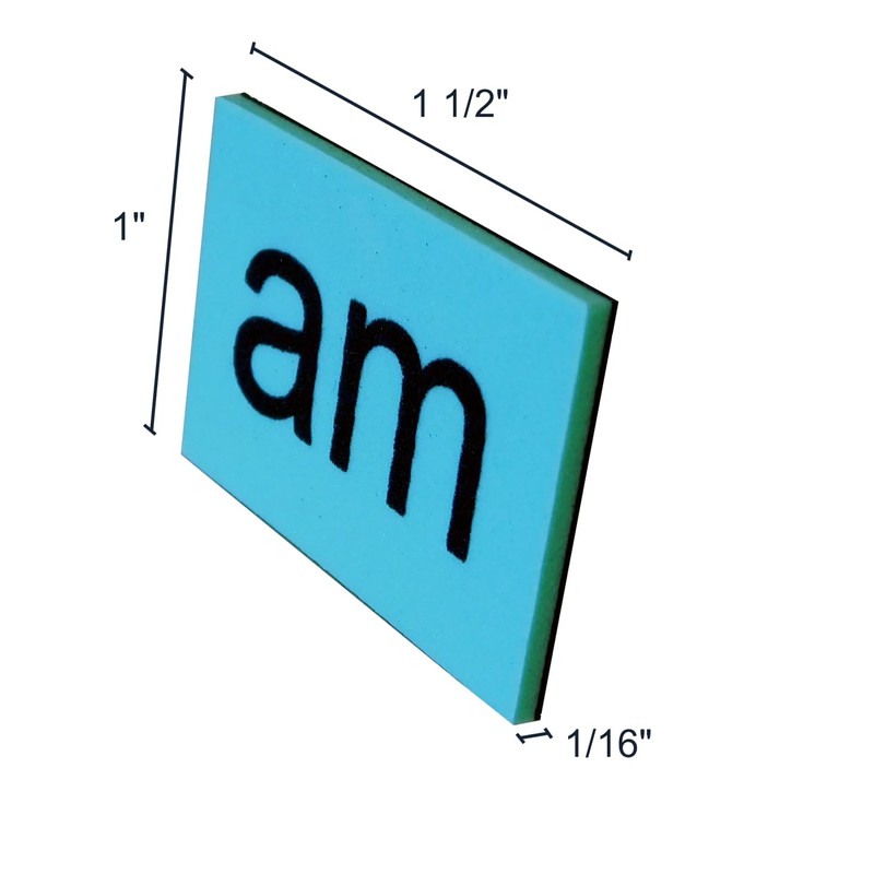 Foam Phonics Magnetic Foam Reading Tiles with Folding Magnetic Board