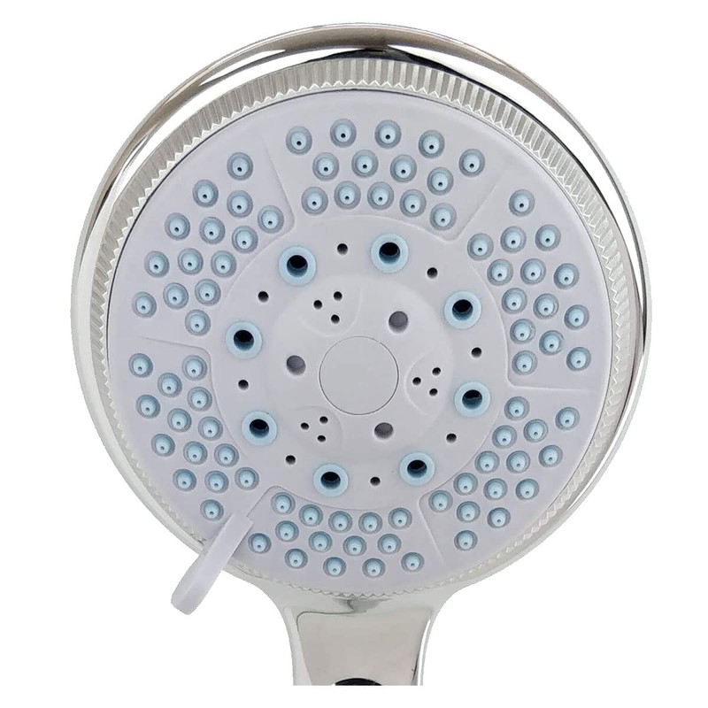 ECOSPA Large 5 Mode Universal Shower Handset in Chrome