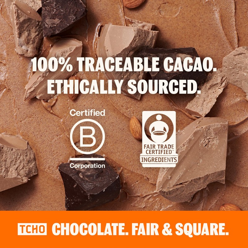 TCHO Aww Nuts! Dark Chocolate Bars (5 pack) | Plant